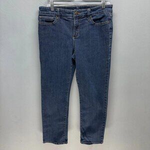 Old Navy Women's Mid-Rise Straight Leg Blue Jeans